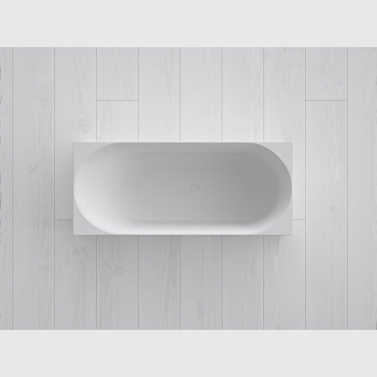 Hvid Copenhagen Bath Sq1 170 Badekar Mat - Copenhagen Bath Spahouse