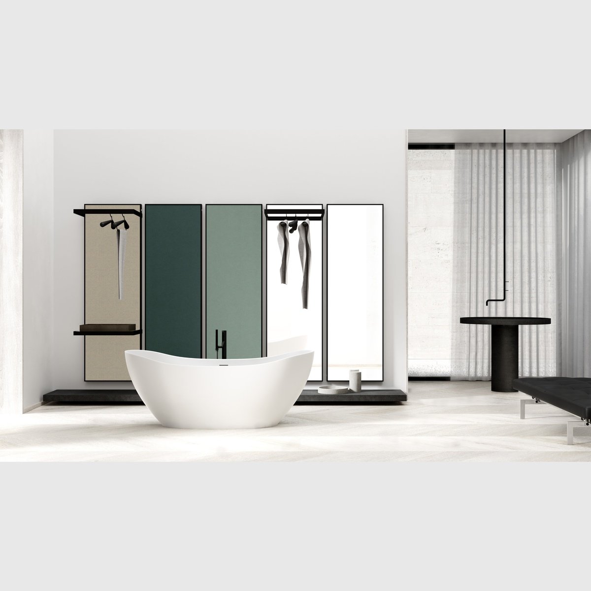 Hvid Copenhagen Bath Tq5 159 Badekar Mat - Copenhagen Bath Spahouse