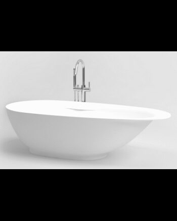 Hvid First Fritstående Badekar 182 Aluite Mat - Clou Spahouse