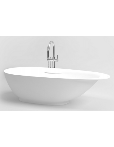 Hvid First Fritstående Badekar 182 Aluite Mat - Clou Spahouse