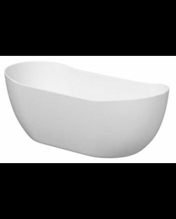 Hvid Fritstående Badekar Sanitetsakryl 180 Blank - Spahouse