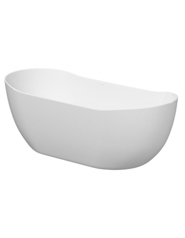 Hvid Fritstående Badekar Sanitetsakryl 180 Blank - Spahouse