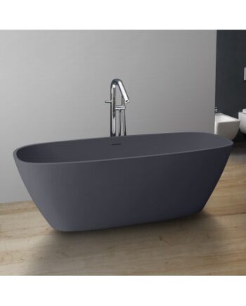 Fritstående Badekar Solid Stone 175 Mat Betongrå - Spahouse