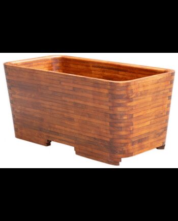 Fritstående Badekar Træ 130 Brun - Spahouse