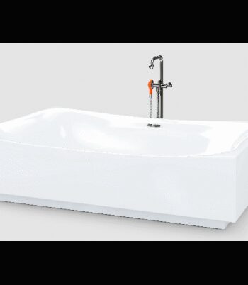 Hvid Hammock Personers Fritstående Badekar 200 140 Akryl - Clou Spahouse