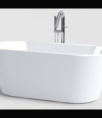 Hvid Inbe Fritstående Badekar 165 Akryl - Clou Spahouse