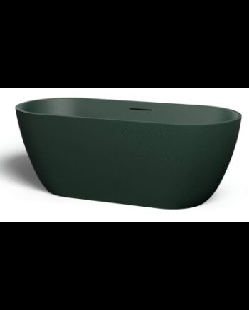 Grøn Inbe Fritstående Badekar Solite Sten 170 Mat Mørke - Clou Spahouse