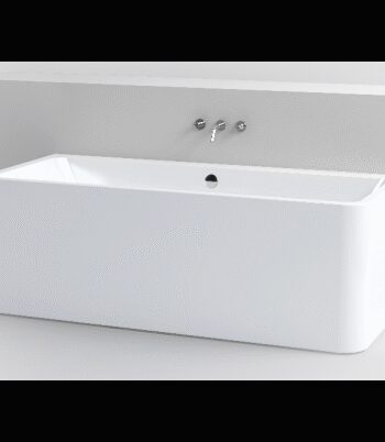 Hvid Inbe Væg Badekar 172 Akryl - Clou Spahouse