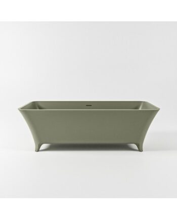 Grøn Lundy Fritstående Badekar 170 Solid Surface Army - Mondiaz Spahouse