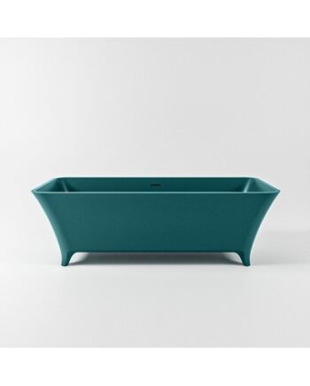 Lundy Fritstående Badekar 170 Solid Surface Petrolium - Mondiaz Spahouse