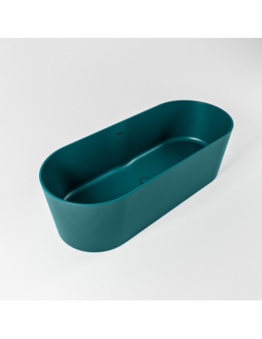 Noble Fritstående Badekar 180 Solid Surface Petrolium - Mondiaz Spahouse