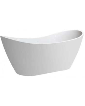 Hvid Presena Fritstående Badekar 170 Akryl Blank Krom - Ad Naturalnie Spahouse