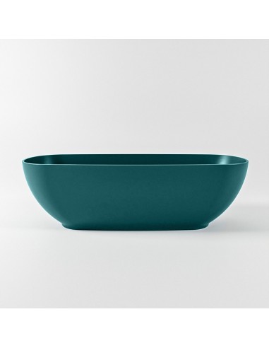 Rock Fritstående Badekar 170 Solid Surface Petrolium - Mondiaz Spahouse