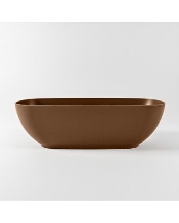 Rock Fritstående Badekar 170 Solid Surface Rustbrun - Mondiaz Spahouse