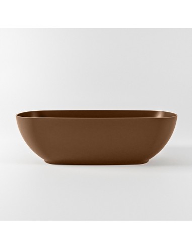 Rock Fritstående Badekar 170 Solid Surface Rustbrun - Mondiaz Spahouse