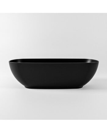 Sort Rock Fritstående Badekar 170 Solid Surface - Mondiaz Spahouse