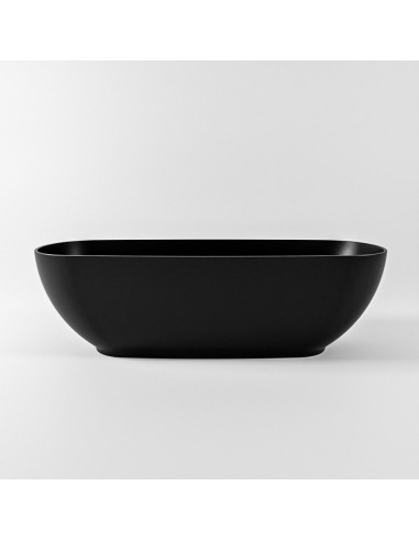 Sort Rock Fritstående Badekar 170 Solid Surface - Mondiaz Spahouse