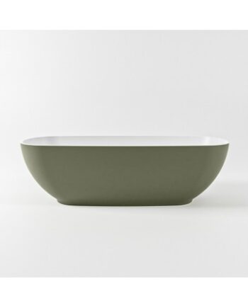 Grøn Rock Fritstående Badekar 170 Solid Surface Talkum Army - Mondiaz Spahouse