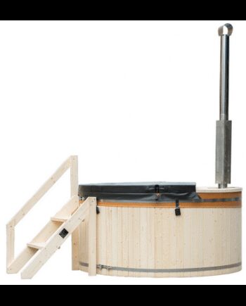 Skandi Vildmarksbad Med Indvendig Ovn Gran & Pvc Ø210 - Spahouse