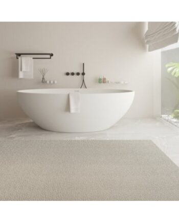 Hvid Solidellipse Fritstående Badekar Solid Surface 180 Mat - Ideavit Spahouse