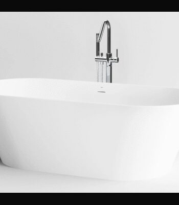 Hvid Solium Fritstående Badekar 175 Aluite Mat - Clou Spahouse