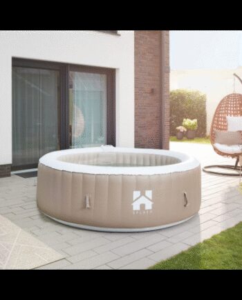 Splash Oppusteligt Udendørs Spa Med Dække Ø208 Beige - Spahouse