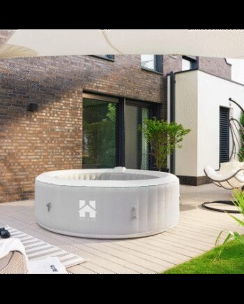 Splash Oppusteligt Udendørs Spa Med Dække Ø208 Grå - Spahouse