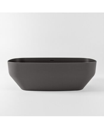 Stone Fritstående Badekar 170 Solid Surface Mørkegrå - Mondiaz Spahouse