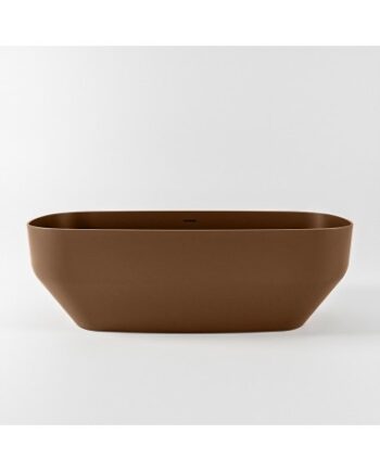 Stone Fritstående Badekar 170 Solid Surface Rustbrun - Mondiaz Spahouse