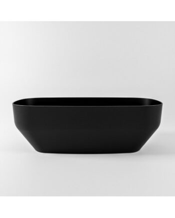 Sort Stone Fritstående Badekar 170 Solid Surface - Mondiaz Spahouse