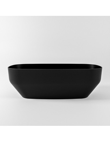 Sort Stone Fritstående Badekar 170 Solid Surface - Mondiaz Spahouse
