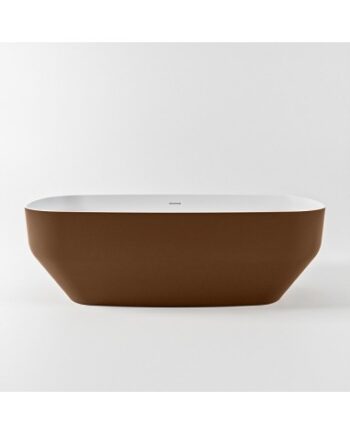 Stone Fritstående Badekar 170 Solid Surface Talkum Rustbrun - Mondiaz Spahouse