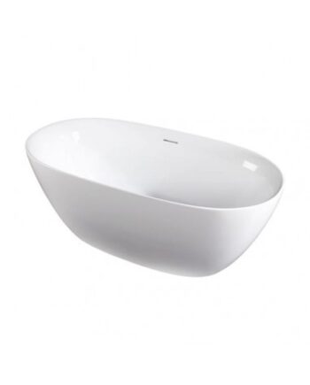 Hvid Strømberg Fritstående Badekar Lucite Akryl 150 Blank - Strømberg Spahouse