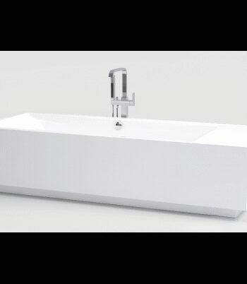 Hvid Wash Fritstående Badekar 220 Akryl - Clou Spahouse