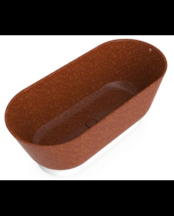 Woodio Flow Fritstående Badekar 160 Eco Clay - Woodio Spahouse