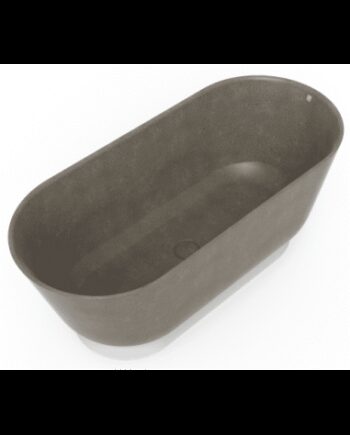 Woodio Flow Fritstående Badekar 160 Eco Mud - Woodio Spahouse