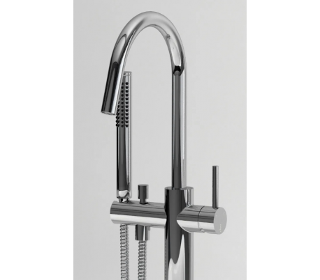 Gulv Armatur Til Badekar H106 Krom - Clou Spahouse